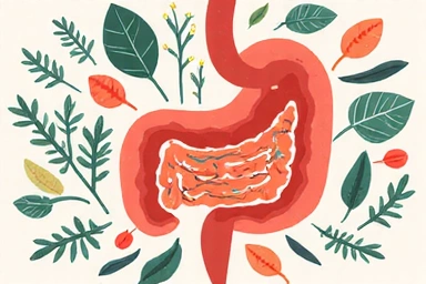 Ilustración de mejora digestiva